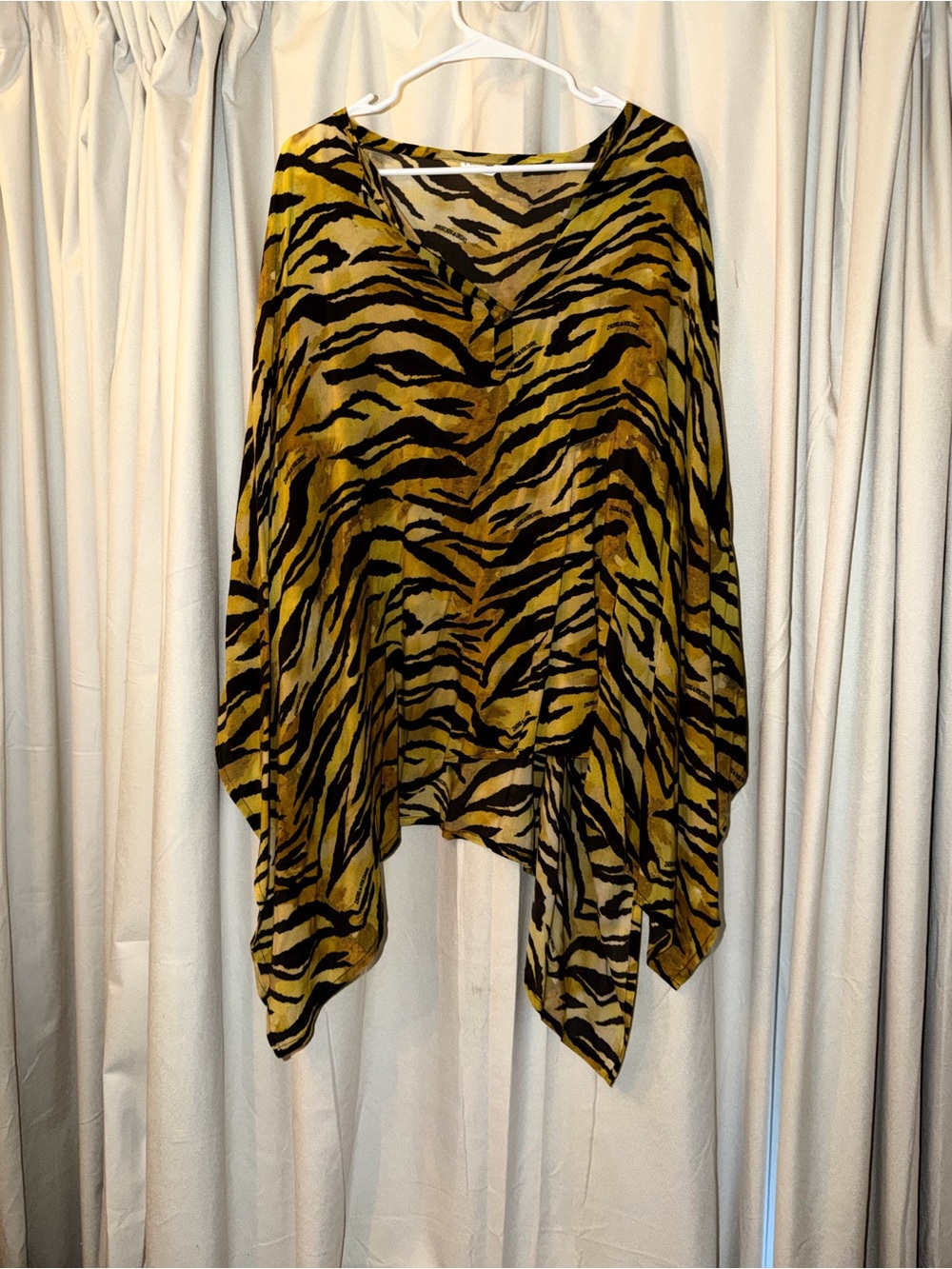 Mustard Tiger Print Top